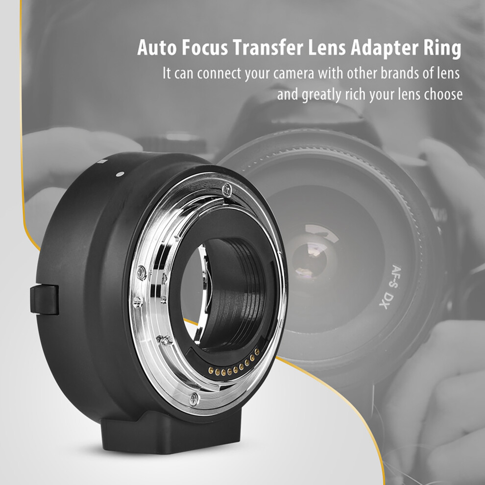 Meike Ef S-Eos M Auto Focus Transfer Lens Adapter Ring Compatible With Canon Eos Camera 3657734094279