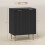 Homcom HOMCOM Sideboard Buffet Cabinet with Adjustable Shelf, Black 3