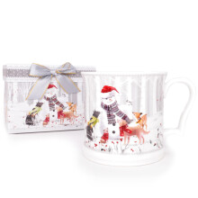 Christmas Concepts? 290mm (11.4") Snowman & Friends Deluxe Ceramic Tableware Range (Mug)