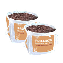 PRO-GROW 1460L Decorative Bark Chip - 2x730L Bulk Bags mixed bark for pathways, beds, borders, mulching & decoration