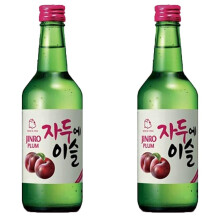 Jinro Plum Flavour Soju 350ml 13% Alc. / Vol(Pack of 2)