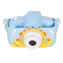 Digitale kindercamera Blue Little Monster 40MP 2 inch IPS oogbescherming dubbele HD-lenzen 400mAh batterij peutercamera speelgoed cadeau