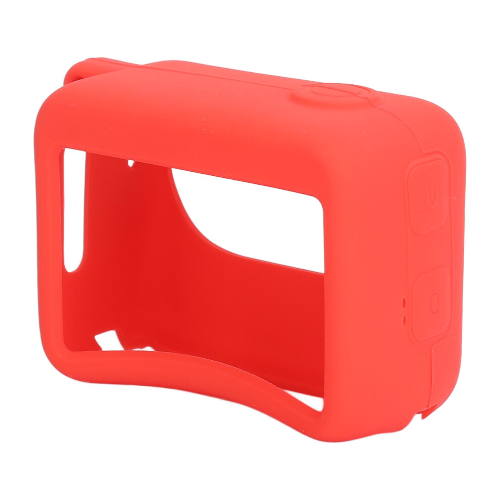 Protective Case Anti Scratch Dust Proof Anti Decompatible Withmation Camera Silicone Sleeve Compatible With Insta360 Go3 Red 3475763020461