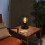 Glitzerlife Table Lamp Vintage Black 1-light E27 Metal 3