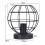 Glitzerlife Table Lamp Vintage Black 1-light E27 Metal 6