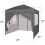 MCC@home Premier 2x2m Waterproof Pop-up Gazebo with Silver Protective Layer Marquee Canopy (WS) (Grey) 5