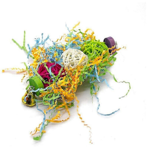 Lot de 3 jouets  macher en soie pour perroquets 2