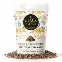 Black Gold LECA Grit Lightweight Expanded Clay Aggregate for Houseplants, Bonsai and Hydroponics | Improves Drainage, Aeration and Root Health |