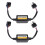 2pcs H4 LED CANbus Decoder DC 9 to 16V Plug and Play Anti Flickering LED Headlight Resistor DecoderEdition 1028 1