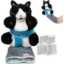 Cat Puppet Wrestler, Cat Hand Puppets Plush Animal Toys, with Tough Padding for Safe Interactive Play, for Training and Exercise Sessions that Combat