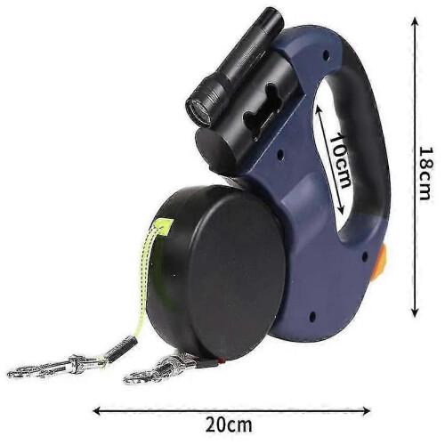 Retractable Dog Leash for 2 Pets - 5m Length 2