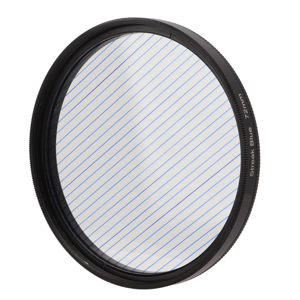 Junestar Streak Special Effects Filter With Aluminum Alloy Frame Camera Accessories 72Mm Blue 3227392907930