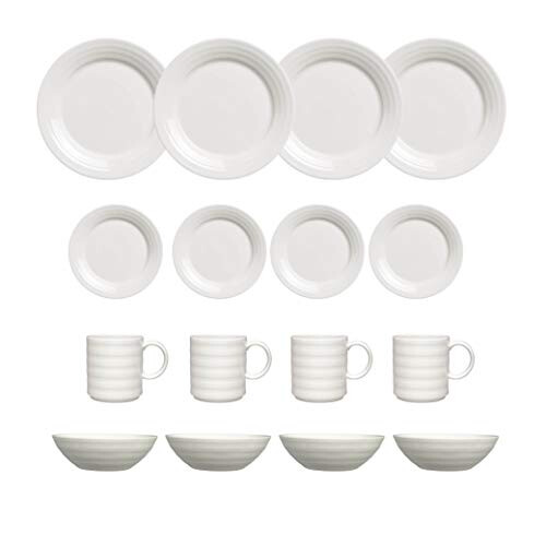 Elia Essence Bone China 16 Piece Dinner Set, Gift Boxed 2