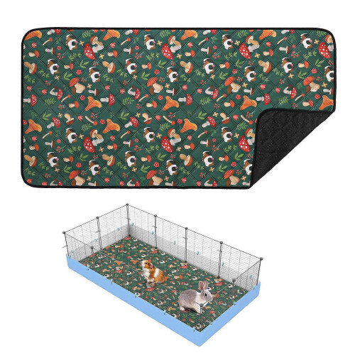 Durability Polyester Rabbit Cage Pad Quick Drying Waterproofed Bottom For Odor Prevention And Comfort 1