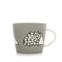 Scion Living - Keith Brymer Jones Collaboration Range - Spike Ceramic Mug - Grey - 350ml