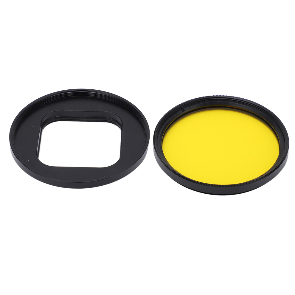 52Mm Camera Lens Contrast Filter Compatible With Hero 9 Action Camera Lens Protector Filter Replacement Yellow 3501321680232