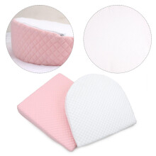 (Carr??) Oreiller anti-reflux en coton, rond et carr??, respirant, pour nouveau-n??, forme inclin??e, antid??rapant et doux pour la peau.