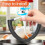 Flex Edge Beater for KitchenAid 6 Quart BowlLift Mixer with BuiltIn Scraper, Dishwasher Safe 5