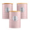 Cooks Professional Cooks Professional 3 Piece Kitchen Storage Set with Bamboo Lids | Pink / Silver 1