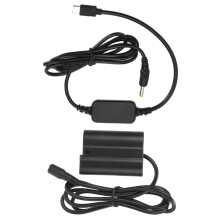 Type C USB naar EN-EL15 dummy batterij powerbank kabel compatibel met Nikon D810 Z5/6/7 II D750 camera