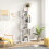 Homcom HOMCOM 5-tier Display Shelving Storage Bookcase S Shape Bookshelf, White 6