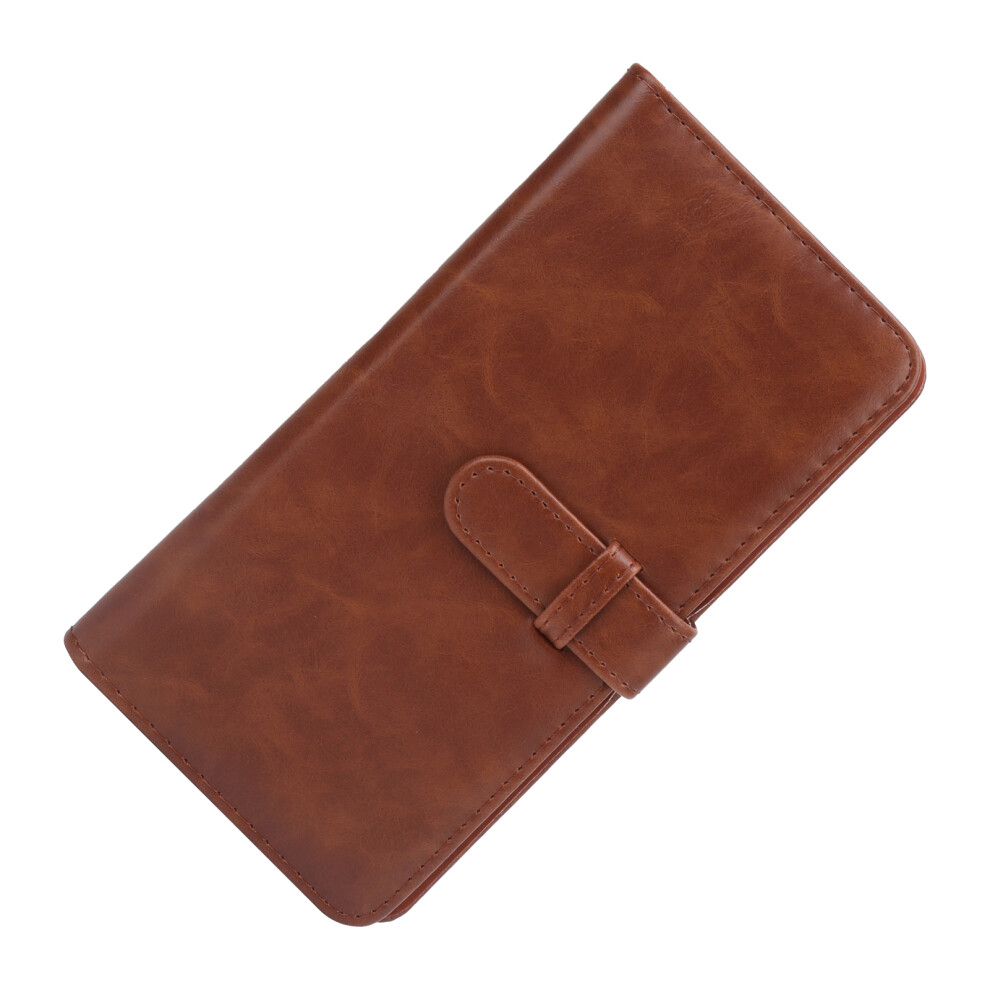 PU Cover Photo Album 80 Pockets Collect Baby Growing Memories Compatible With SQ1/SQ20/SQ10/SQ6/SP‑3Brown