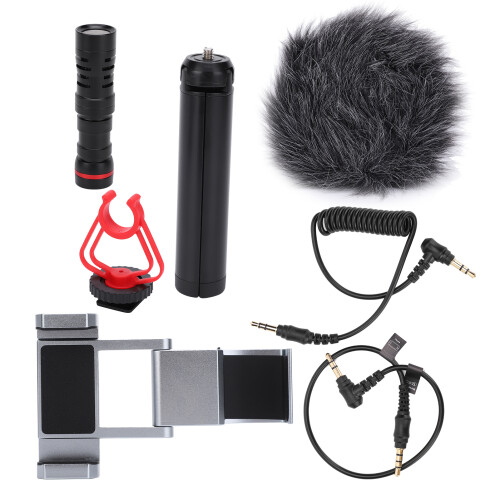 Desktop Tripod Adapter Clip Microphone Kit Video Shooting Accessory Compatible With OSMO POCKET Camera 2