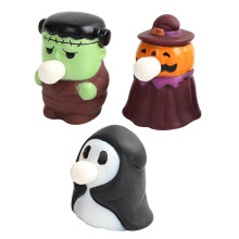 Halloween Stress Ball Toy Squeeze Pop Out Balls Party Favors Random Styles