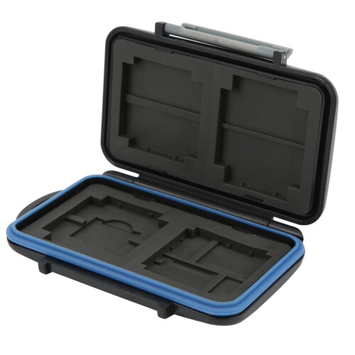 Memory Card Holder Storage ABS Thermoplastic Rubber Waterproof Case Protector Compatible With CF Cards 1