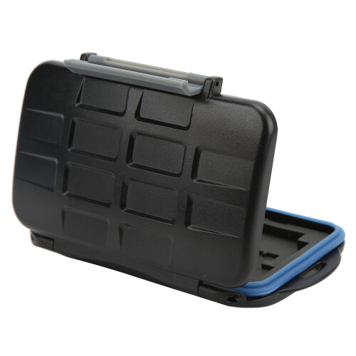 Memory Card Holder Storage ABS Thermoplastic Rubber Waterproof Case Protector Compatible With CF Cards 2