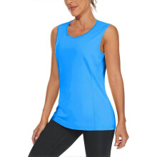 2025 Nieuwste model dames UPF 80+ sportvest, mouwloos, sneldrogend, zonbescherming, wandelvest