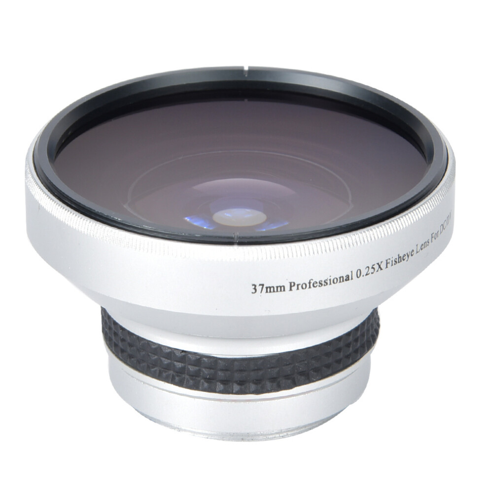 Strong Applicability 37Mm 0.25X Super Fisheye Additional Lens Compatible With 37Mm Caliber Camera Lenses Silver 3012807594726