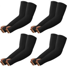 Manchons unisexes 2025 (modle rcent), lot de 4 paires, protection UV, protection solaire, rafra?chissants, pour le sport, taille S