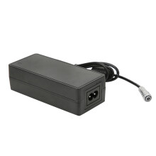 2-pins mini XLR 12V 3A voedingsadapter/oplader compatibel met BMPCC 4K-videocamera (zwart)
