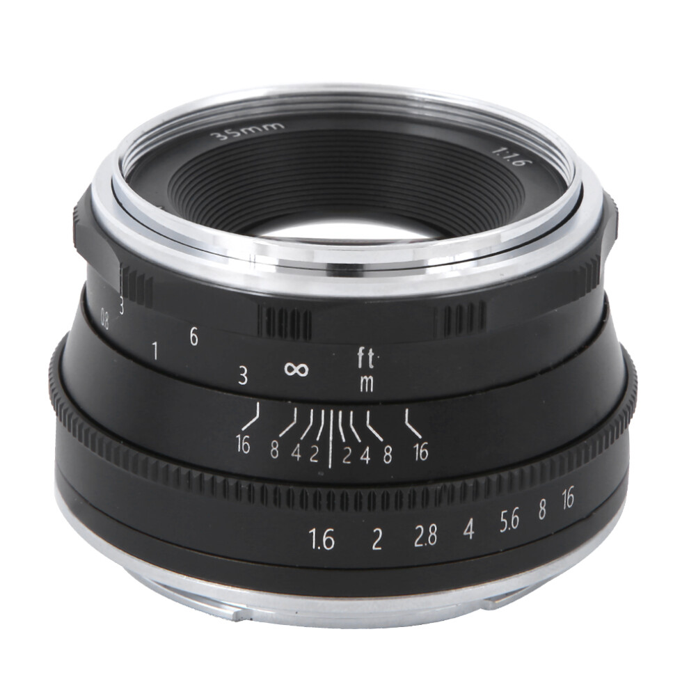 35Mm F1.6 Mirrorless Camera Lens Ef M Mount Eosm Mounts Compatible With Canon M2 M3 M5 M6 M10 M100 M50( ) Black 3500724686421