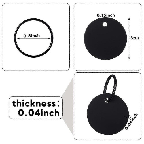 Round Stamping Blanks Stainless Steel Blank Tags 1