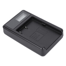 SEIVI Camera-acculader met één sleuf en LCD-display voor het laadniveau, compatibel met Nikon EN-EL3E