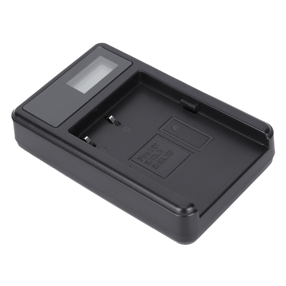 Seivi Camera Battery Single Slot Charger With Lcd Electric Quantity Display Compatible With Nikon En-El3e 3220739310813