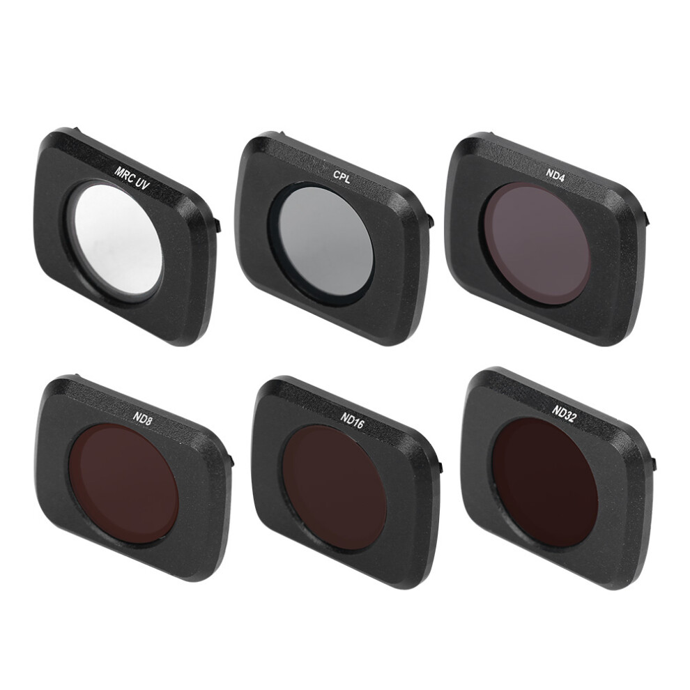 Junestar Uv Cpl Nd4 Nd8 Nd16 Nd32 Lens Filter Polarizer Neutral Density Filter 6 In 1 Set Compatible With Dji Mavic Air2 Light 3070345752169