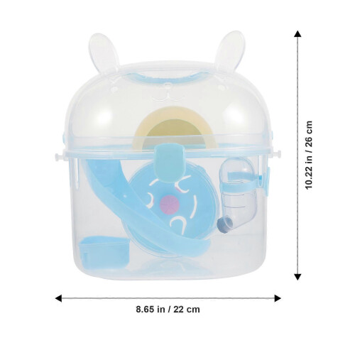 Portable Hamster Carrier Cage for Storage Use Plastic Travel Case 1