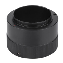 Metalen adapterring voor handmatige scherpstelling, compatibel met T2-vatting lenzen en geschikt voor NEX-vatting systeemcamera's.