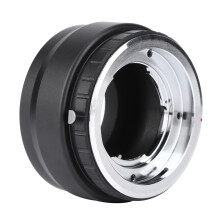 DKL M4/3 zwarte lensadapterring van aluminiumlegering, compatibel met DKL-vatting cameralenzen en M4/3-vatting camera's.