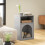 Homcom (Grey) HOMCOM Bedside Table, Modern Bedside Cabinet for Bedroom 8