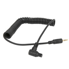 YouPro N3 camerasluiter flitser verbindingskabel met veer, compatibel met Canon 7D, 5D, 10D en 1D.