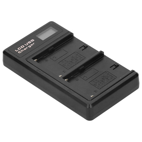LCD Display Screen Lithium Battery Double Charge Charger USB Charging Base Compatible With NPF550 2