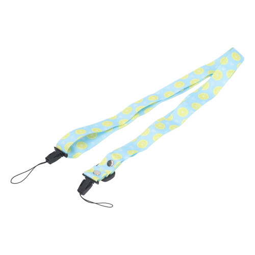 1.2m Camera Shoulder Strap Length Adjustable Multifunctional Stylish Printed Camera Belt Compatible With Instant Camera Mini12 11 8 Lemon Pattern 2