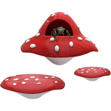 Jumping Spider Enclosure Accessories 3Pcs Jumping Spider Mushroom Styling Platforms with Magnetic Mounting for Climbing, Resting and Exploration