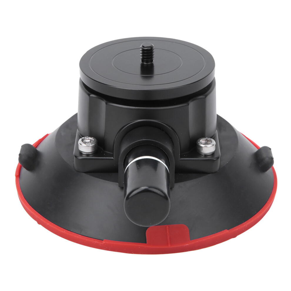 Suction Cup Base Compatible With Photographic Equipment With 1/4 Inch Screw Holes Black 3685908971491