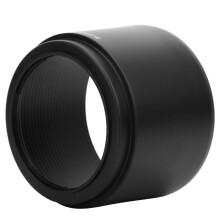 LH-61E Schwarze Kunststoff-Gegenlichtblende, kompatibel mit Olympus 70-300mm f/4.8-6.7 Kameras