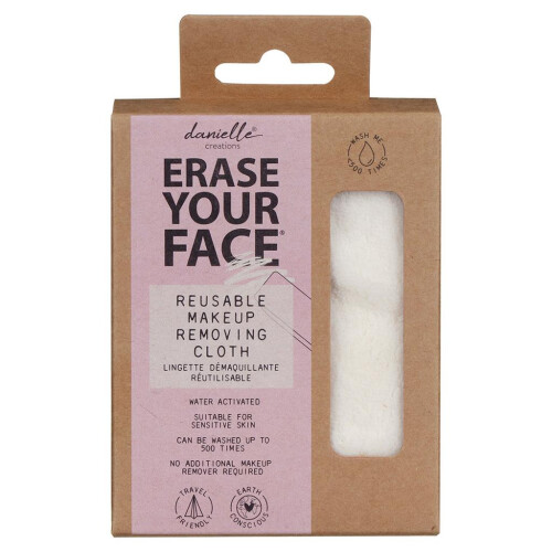 Eco-Friendly Reusable Nude Cream Makeup Removing Cloth Wipe